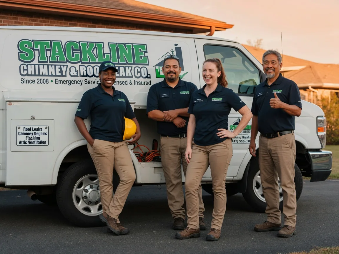 Chimney flashing repair company in Diggs, VA